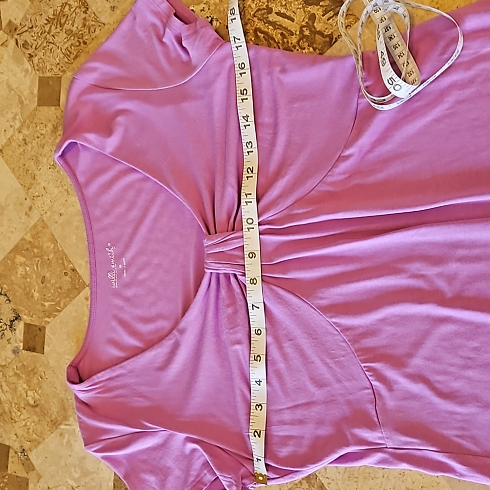 Willi Smith Purple Top Shirt Blouse Size M Medium - Picture 11 of 16